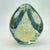 1990s Robert Eickholt Egg Paperweight 3-Sided Opalescent Glows 4.5” Vintage Signed For Sale - Image 10 of 18
