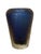 Mid Century Modern Modern Cobalt Blue Glass Vase in the Style of Murano Alessandro Mandruzzato Sommerso Texture Glass For Sale - Image 4 of 14