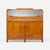 Brown Antique Art Nouveau Style Oak & Mahogany Sideboard With Mirrored Backdrop For Sale - Image 8 of 8