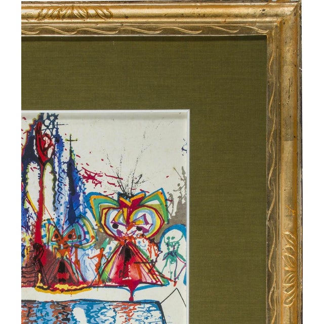 Salvador Dali, Abstract Composition, 1970s, Silkscreen For Sale - Image 6 of 13