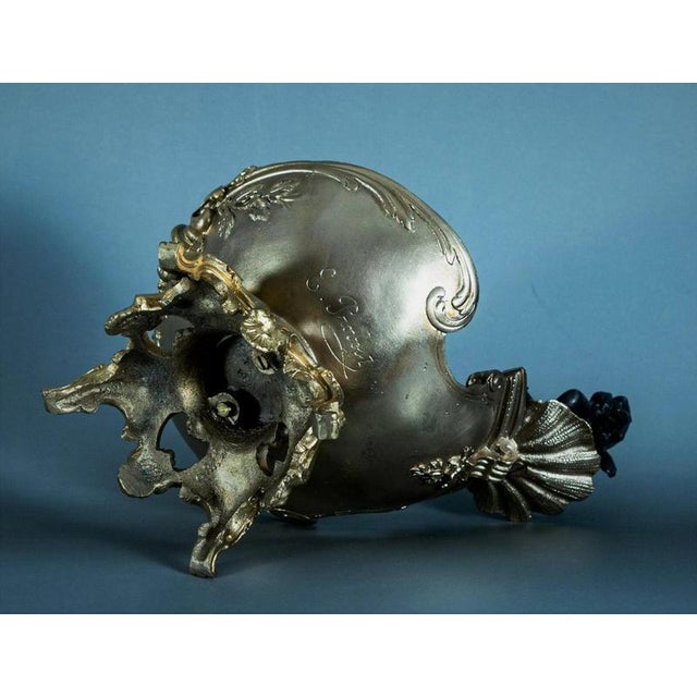 Antique Gilt Bronze Rococo Tazza with Cherub by E. Provest, 1900 For Sale - Image 6 of 8