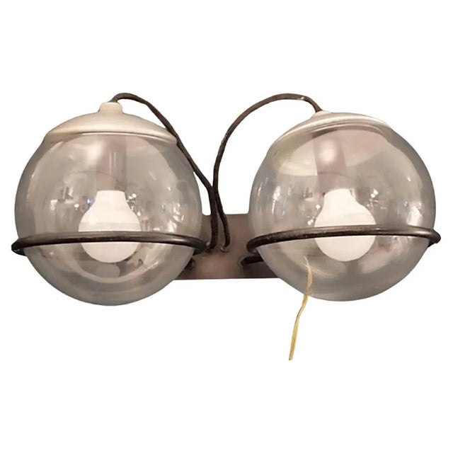 Metal Model 238/2 Wall Lamps attributed to Gino Sarfatti, Italy, 1960s, Set of 2 For Sale - Image 7 of 7