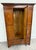 Antique Early 20th Century Edwardian Mahogany Wardrobe With Oval Mirror Door For Sale - Image 10 of 15
