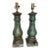 1950s Vietnamese Balustrade Ceramic Coated Lamps - a Pair For Sale