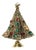 Vintage Pakula Christmas Tree Pin Red Green Amber Rhinestones For Sale