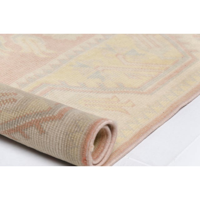 1950s Hand-Knotted Wool Runner for Hallway, Kitchen For Sale - Image 10 of 11