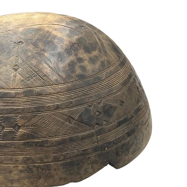 Tribal Antique African (Taureg) Wooden Bowls For Sale - Image 3 of 7