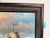 Blue Original Marine Naval Battle Oil Painting Sailing Ships Seascape Framed, Signed For Sale - Image 8 of 11
