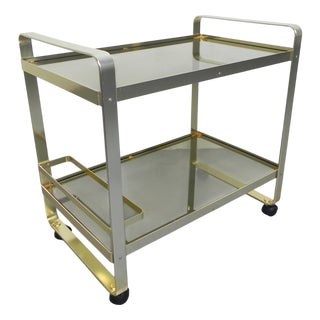 Vintage Space Age Drinks Bar Cart from Av Handwerk, 1970s For Sale