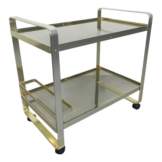 Vintage Space Age Drinks Bar Cart from Av Handwerk, 1970s For Sale