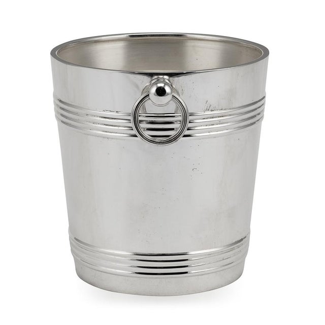 Silver 20th Century French Silver Plated Wine Cooler by Christofle, 1950s For Sale - Image 8 of 11