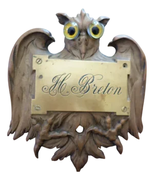 Antique Owl Sculpture, 1800s
