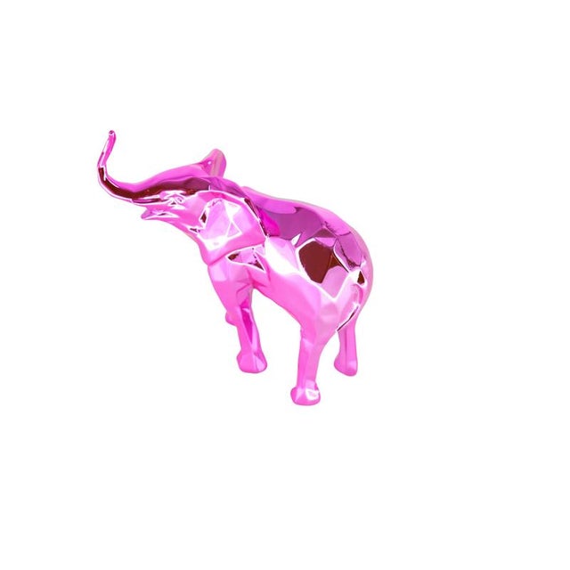 Elephant Sculpture from Richard Orlinski For Sale - Image 5 of 6