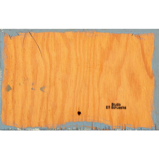 Late 20th Century Elfi Schuselka Abstract Composition Acrylic For Sale - Image 5 of 5