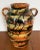 Terra Cotta Vintage Terracotta Urn Hand Painted and Glazed With Handles For Sale - Image 8 of 8