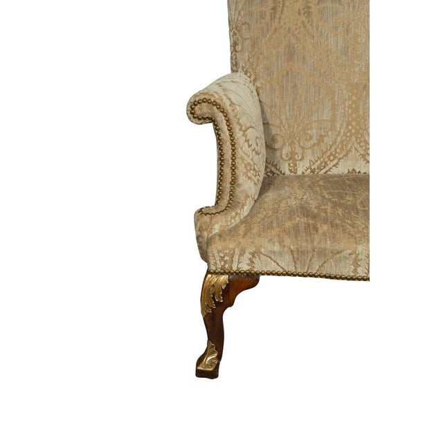 Wood George I Walnut and Parcel Gilt Armchair For Sale - Image 7 of 14