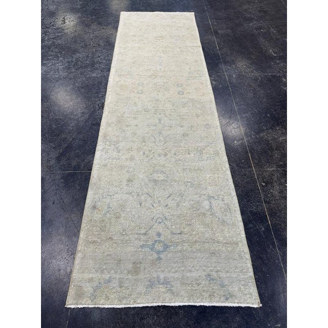 Textile Turkish Vintage Rug 2'7" x 8'8" For Sale - Image 7 of 7