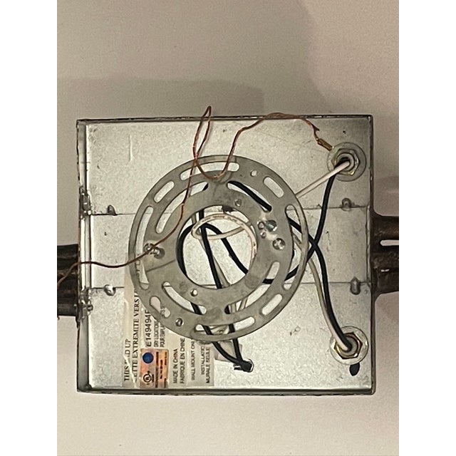 2010s Global Views Cast Metal "Twig" Branch Wall Sconces - A Pair For Sale - Image 5 of 8
