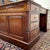 Metal English Partner Desk with Burgundy Leather Top For Sale - Image 7 of 18