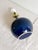 1960s Mid-Century Modern Lotte and Gunnar Bostlund Table Lamp, Ultramarine Blue For Sale In Phoenix - Image 6 of 9