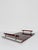 Metal Large Faux Tortoiseshell Acrylic Glass Serving Tray in the style of Christian Dior, 1970s For Sale - Image 7 of 18