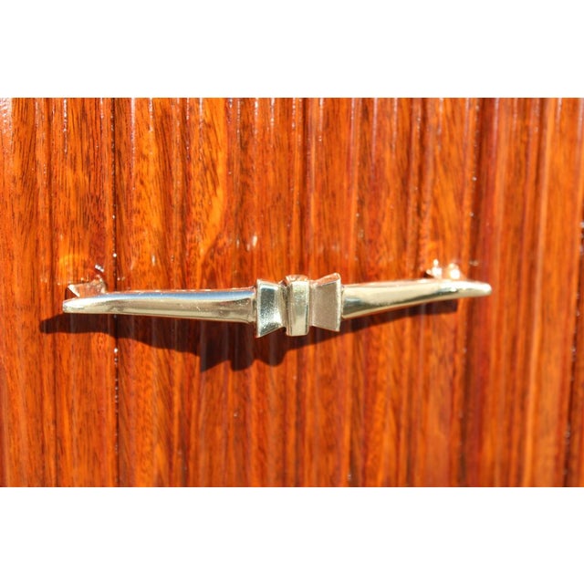 Chest of Drawers with Green Marble and Ducrot Brass by Paolo Buffa, 1950 For Sale - Image 11 of 17