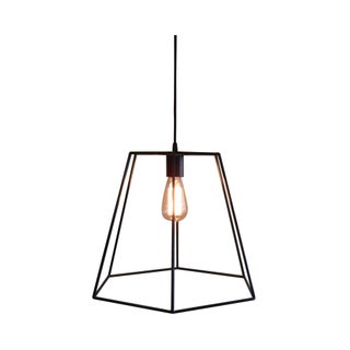 Bronze and Steel Archimedean Pendant Light For Sale