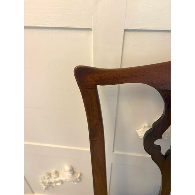 Antique Georgian English Mahogany Side Chairs, 1820, Set of 2 For Sale - Image 6 of 14