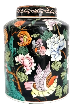 Ginger Jar Birds & Butterflies
