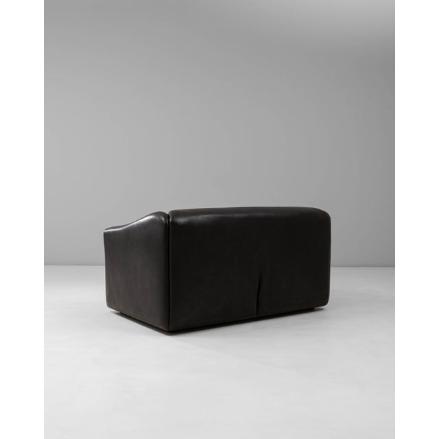 Animal Skin 1960s Swiss Leather Sofa Ds 47 By De Sede For Sale - Image 7 of 18
