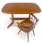 DUX Late 20th Century Danish Mid Century Modern Teak Dining Table w/ 18" Pop Up Hide Away Leaf MINT For Sale - Image 4 of 18
