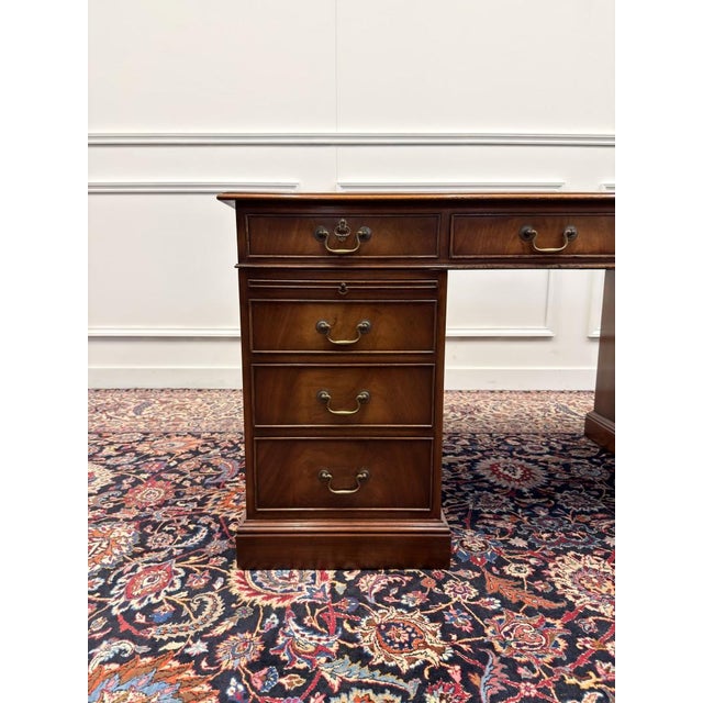 English Desk with Black Inlay For Sale - Image 9 of 18