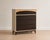 Beautifully refinished mid-century modern four-drawer chest featuring a timeless two-tone design. The cabinet has been...