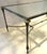Maison Jansen Brass and Steel Glass Top Cocktail Table Circa 1960s For Sale In Miami - Image 6 of 14