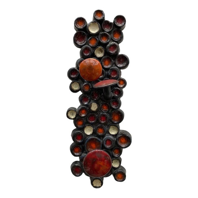 Abstract Ceramic Wall Sculpture from Perignem, Belgium For Sale