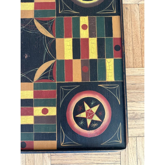 Textile Mid Nineteenth Century Parcheesi Gameboard For Sale - Image 7 of 10