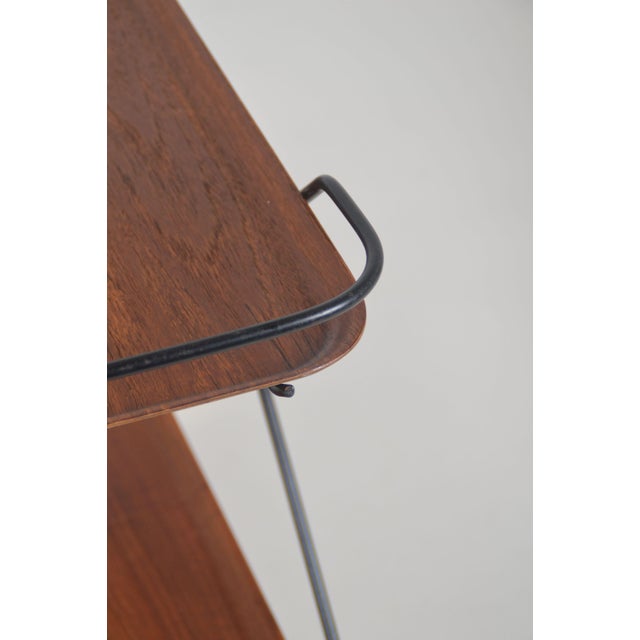 Swedish Trolley attributed to Paul Nagel for Jie Gantofta, 1960s For Sale - Image 6 of 12