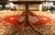 Brown Early 20th Century English Georgian Style Double Pedestal Banquet Dining Table For Sale - Image 8 of 8