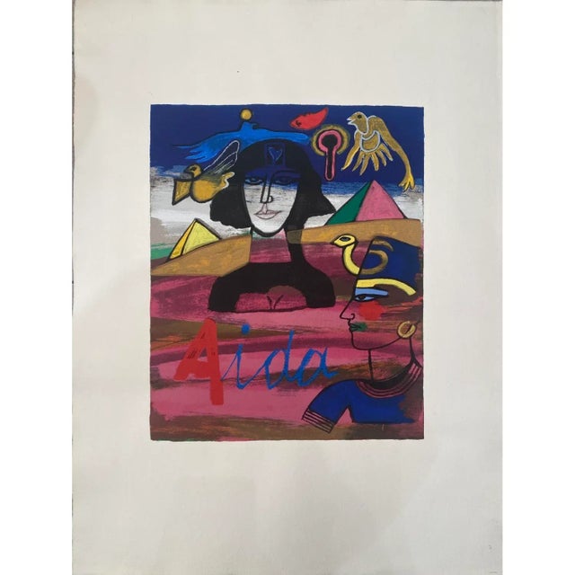 Corneille, Aida, 2000s, Lithograph For Sale - Image 4 of 5
