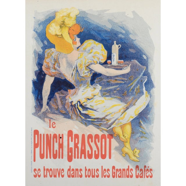 Jules Chéret 1896 Lithograph on Japan Paper — Le Punch Grassot, Les Maîtres De L’Affiche For Sale - Image 4 of 9