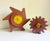Wood Large Antique Industrial Wooden Gear Molds, a Pair, Late 19th Century For Sale - Image 7 of 13