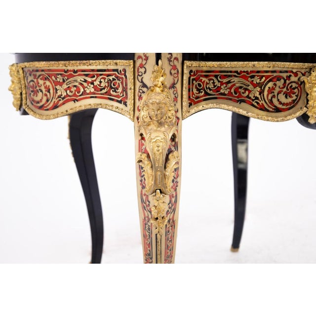Mid-19th Century Boulle Table, France For Sale - Image 9 of 17