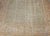 Vintage Turkish Oushak Hand-Knotted Rug in Open Geometric Pattern in Pale Green, Yellow, Pink For Sale - Image 10 of 17