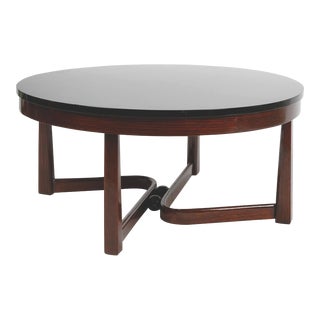Austrian Art Deco Successionist Circular Coffee Table For Sale