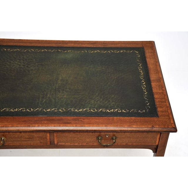 Antique Edwardian Inlaid Desk, 1900s For Sale - Image 6 of 11