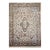 Vintage Indian Silk Rug, Hand-Knotted, Floral Medallion Design, 6' x 9' For Sale