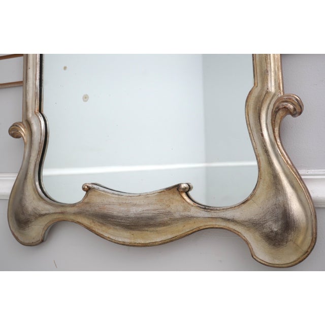 Friedman Brothers Friedman Brothers Vintage Art Nouveau Silver Mirror For Sale - Image 4 of 9