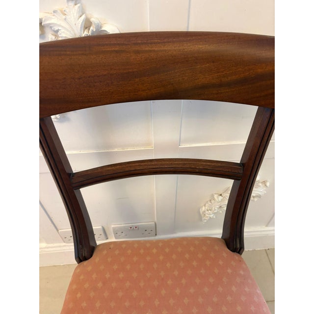 Antique Regency Mahogany Dining Chairs, 1830, Set of 6 For Sale - Image 10 of 12