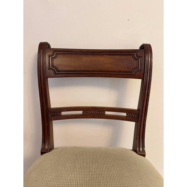 Early 19th Century George III Mahogany Dining Chairs, 1800s, Set of 6 For Sale - Image 5 of 7