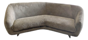 Vladimir Kagan for Weiman--Attributed-- Tangent Biomorphic Wide-Body Sofa